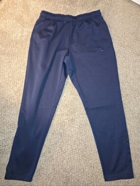 Nike Men's Navy Blue Therma Fit Athletic Pants Size XLarge